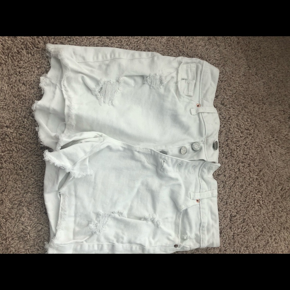 Time and tru frayed cut off shorts